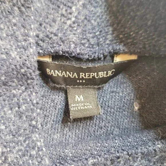 2370 Banana Republic Navy Sweater Women's‎ Size Medium - Picture 3 of 6